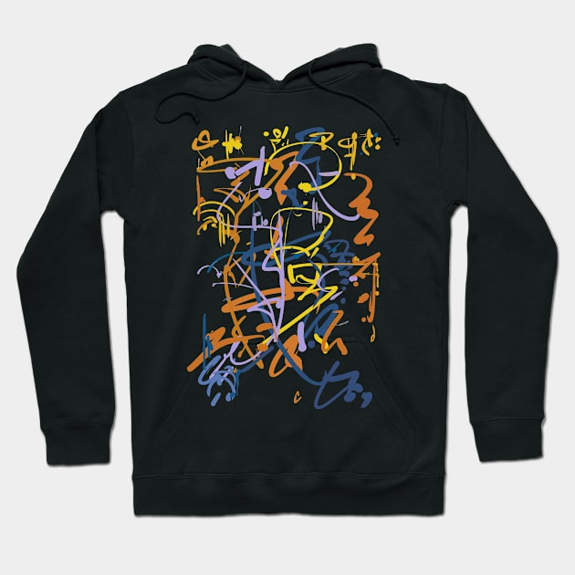 Abstract Carpet Graphic Hoodie by Nikokosmos